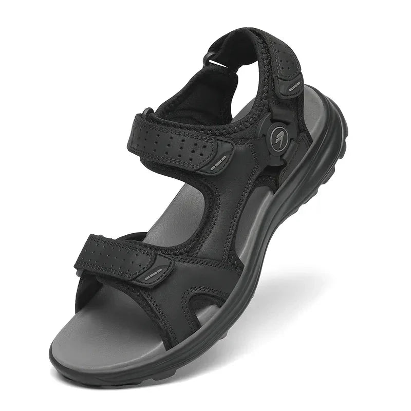 Men's Hiking Sandals with Anti-Slip Sole – Adjustable Straps, Open-Toe Design for Trail Walking & Summer Outdoor Adventures