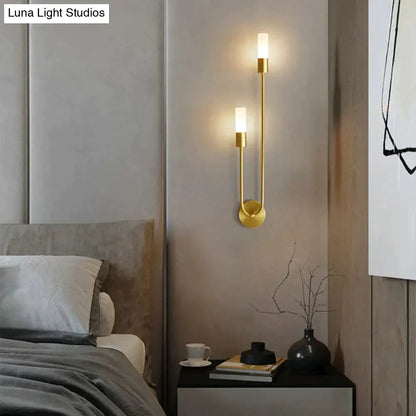 Dual-Direction LED Wall Sconce with Up & Down Light for Bedroom, Hallway, and Living Room