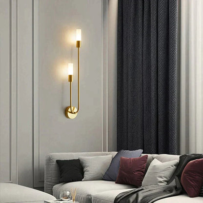 Dual-Direction LED Wall Sconce with Up & Down Light for Bedroom, Hallway, and Living Room