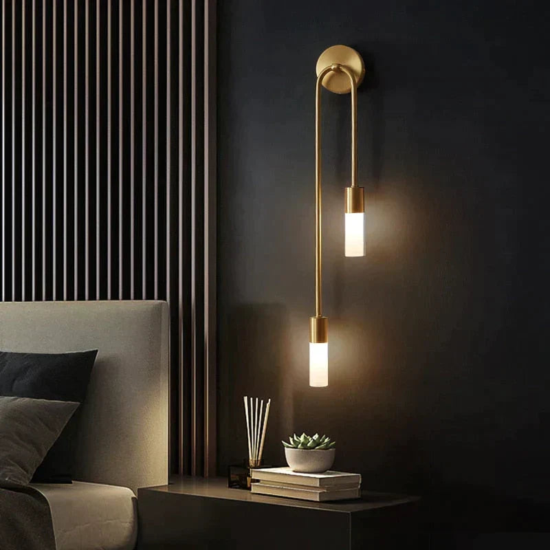 Dual-Direction LED Wall Sconce with Up & Down Light for Bedroom, Hallway, and Living Room