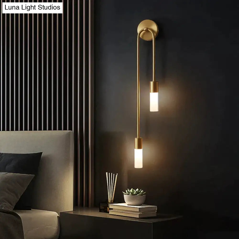 Dual-Direction LED Wall Sconce with Up & Down Light for Bedroom, Hallway, and Living Room