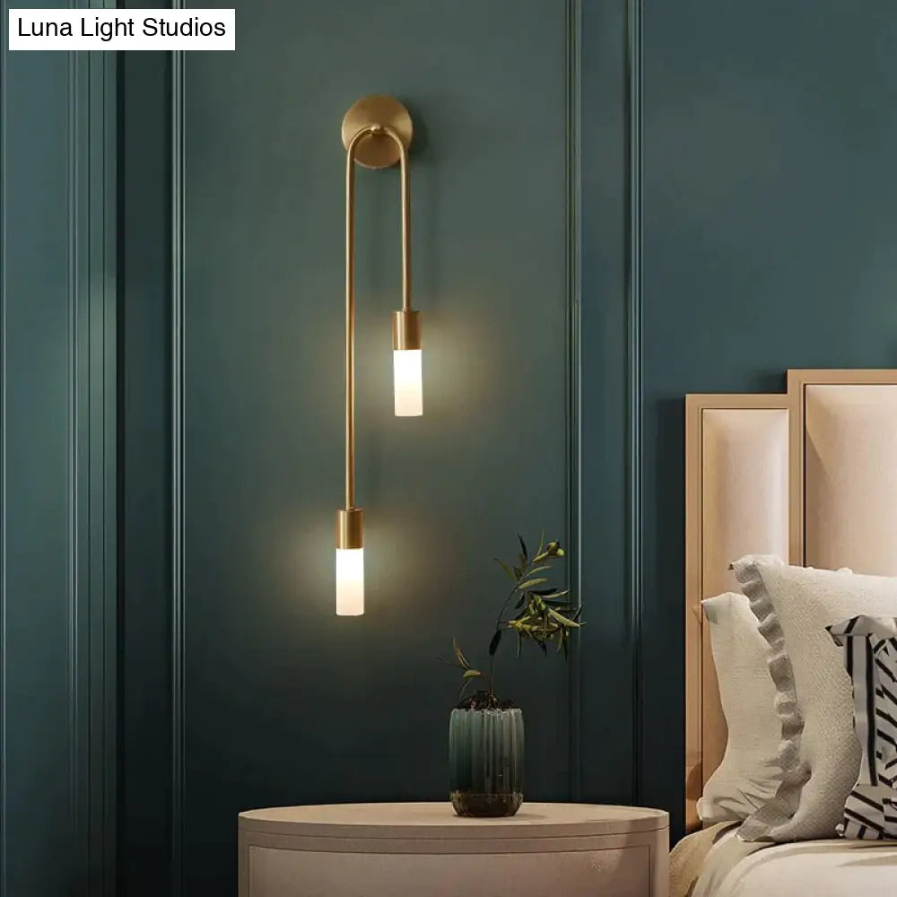 Dual-Direction LED Wall Sconce with Up & Down Light for Bedroom, Hallway, and Living Room