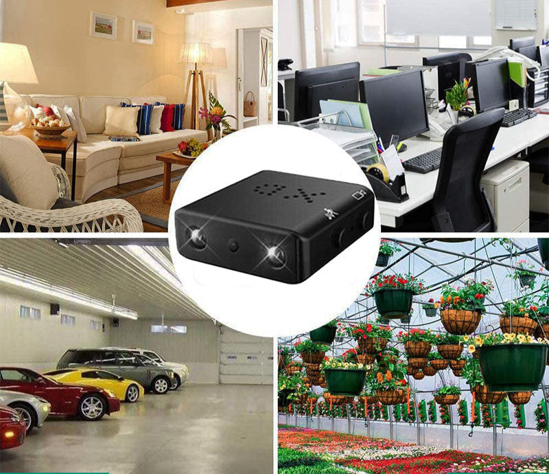 Compact 1080P Surveillance Camera Wi-Fi Remote View Motion Sensor Night Vision Loop Record USB Rechargeable Home Security Cam