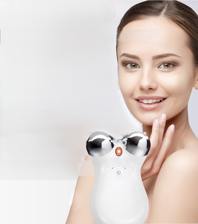 Handheld Facial Toning Wand with Microcurrent Technology for Anti-Aging Skin Care at Home & Travel