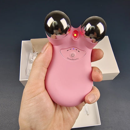 Handheld Facial Toning Wand with Microcurrent Technology for Anti-Aging Skin Care at Home & Travel