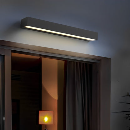 LED Exterior Sconce Fixture 8-32 Inch Hardwired IP65 Waterproof Black Aluminum for Porch Patio Garage Courtyard Stairway Hallway