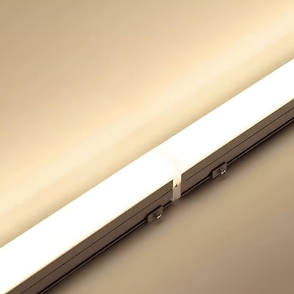 Recessed Aluminum Strip Light for Building Facades 12W Per Foot Waterproof Outdoor Wall Lighting for Commercial Architecture and Residential