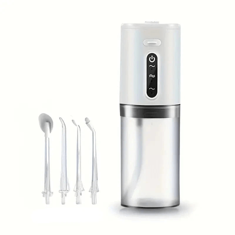 Irrigador dental, hilo dental de agua portátil con presión ajustable, irrigador oral, limpiador interdental para aparatos de ortodoncia