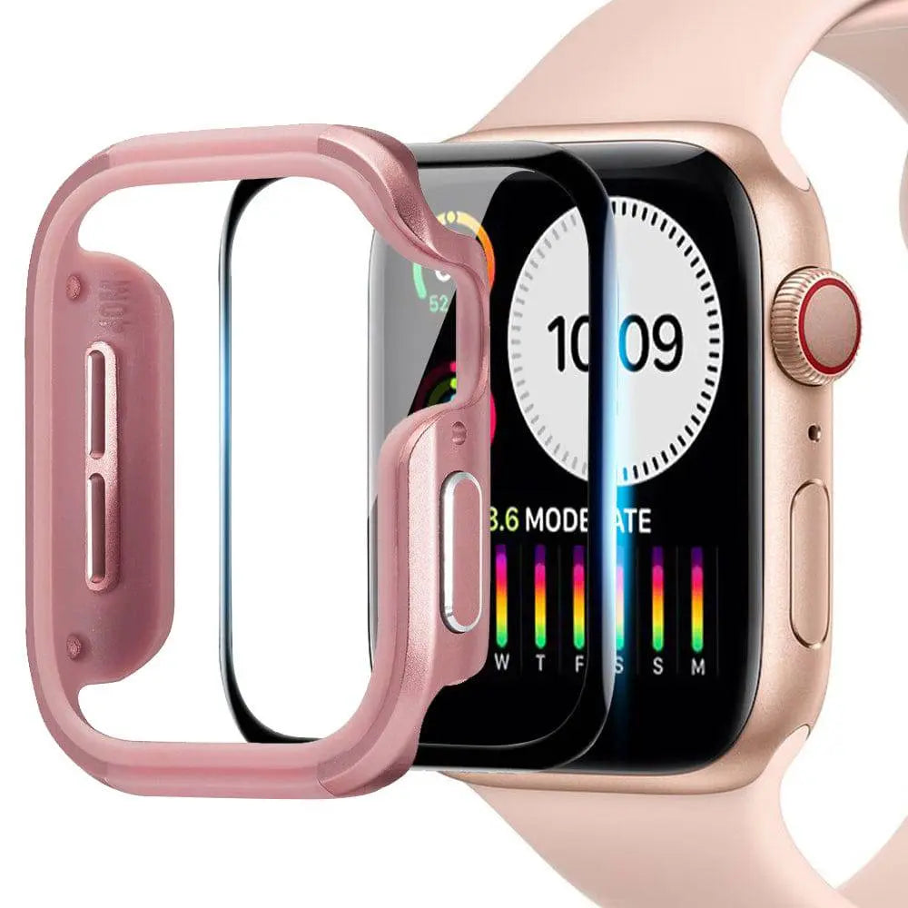 Aluminum Protective Case for Apple Watch Series 4 & 5 – 40mm or 44mm Full-Coverage Shell