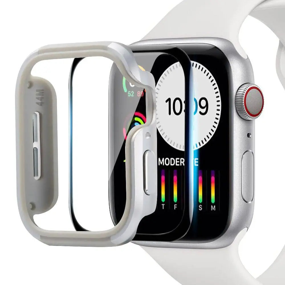 Aluminum Protective Case for Apple Watch Series 4 & 5 – 40mm or 44mm Full-Coverage Shell