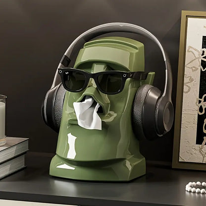 Moai Box™ - Tissue & Storage Accent