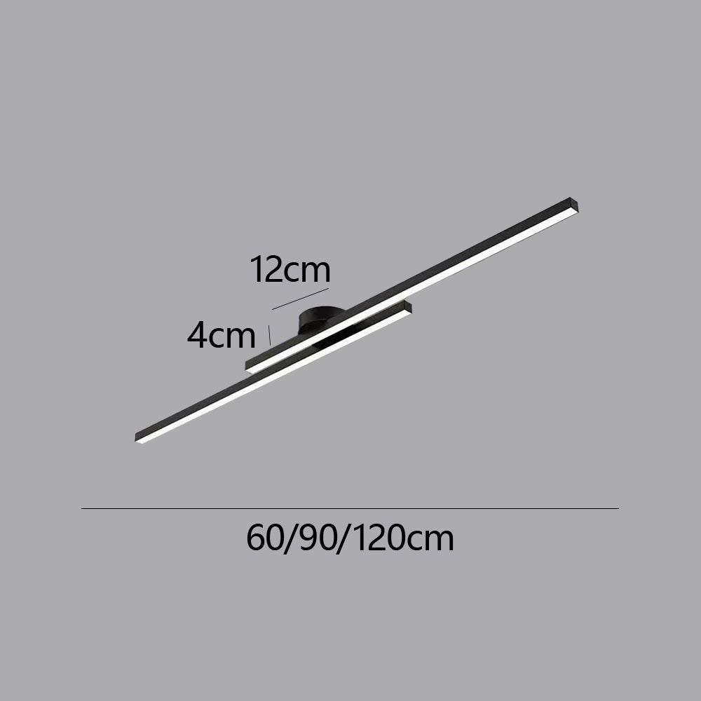 Semi-Flush LED Ceiling Light – Modern Aluminum Design, Dimmable & Color-Changing Options for Bedroom, Living Room & Kitchen