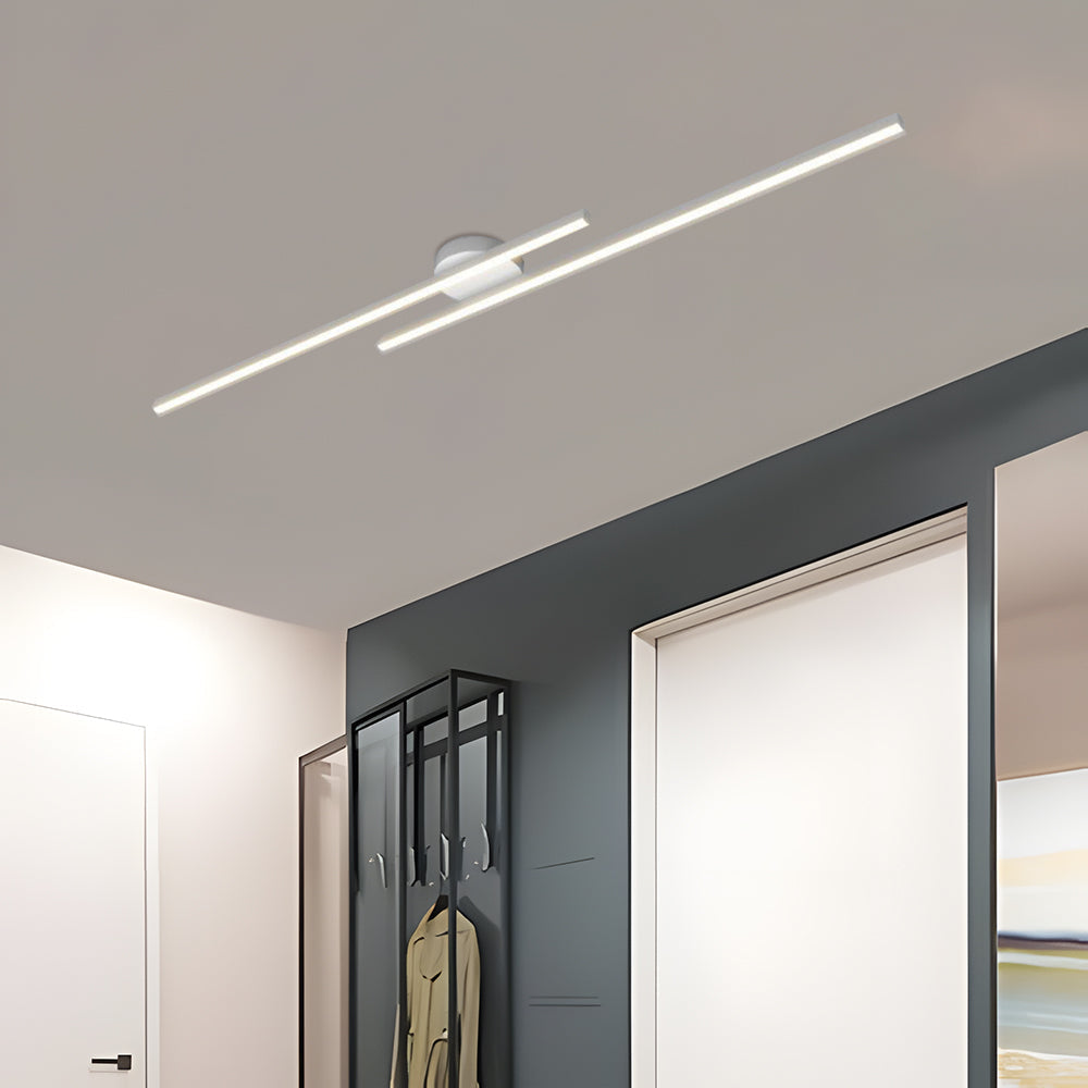 Semi-Flush LED Ceiling Light – Modern Aluminum Design, Dimmable & Color-Changing Options for Bedroom, Living Room & Kitchen