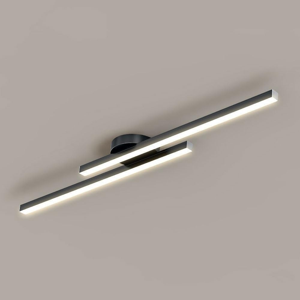 Semi-Flush LED Ceiling Light – Modern Aluminum Design, Dimmable & Color-Changing Options for Bedroom, Living Room & Kitchen
