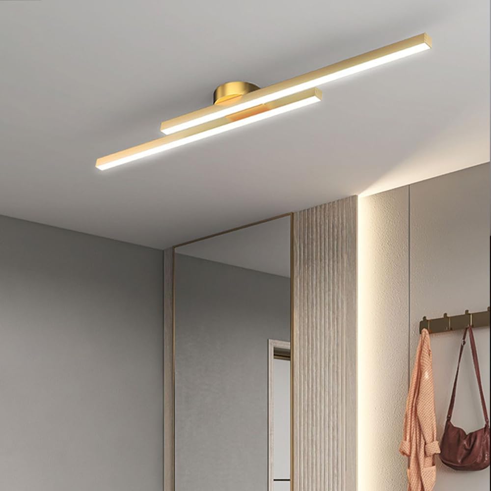 Semi-Flush LED Ceiling Light – Modern Aluminum Design, Dimmable & Color-Changing Options for Bedroom, Living Room & Kitchen