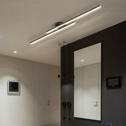 Semi-Flush LED Ceiling Light – Modern Aluminum Design, Dimmable & Color-Changing Options for Bedroom, Living Room & Kitchen