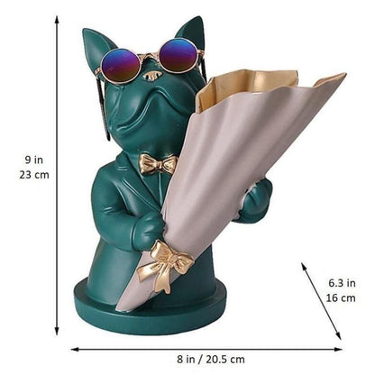 Frenchie Bulldog Woof Vase