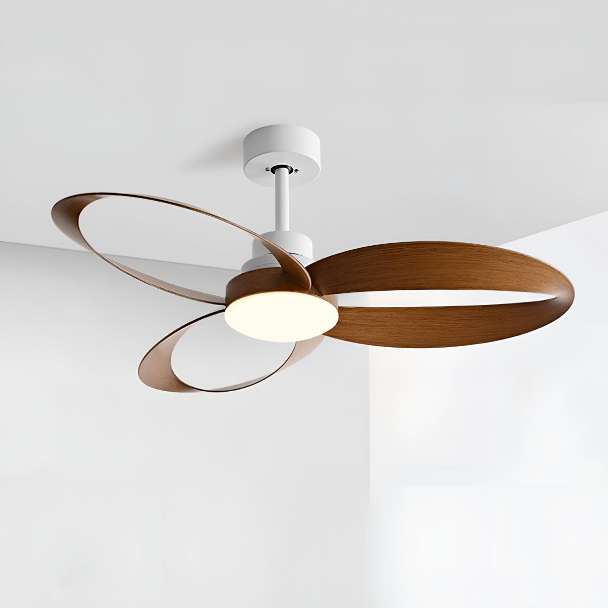 42 Inch Reversible Ceiling Fan with LED Light | 6-Speed Remote Control for Bedroom Living Room | Adjustable Color Temperature 3000K-6000K