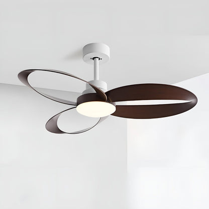 42 Inch Reversible Ceiling Fan with LED Light | 6-Speed Remote Control for Bedroom Living Room | Adjustable Color Temperature 3000K-6000K