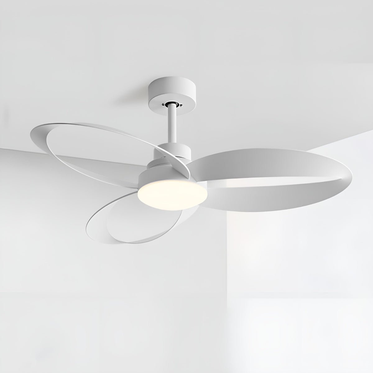 42 Inch Reversible Ceiling Fan with LED Light | 6-Speed Remote Control for Bedroom Living Room | Adjustable Color Temperature 3000K-6000K