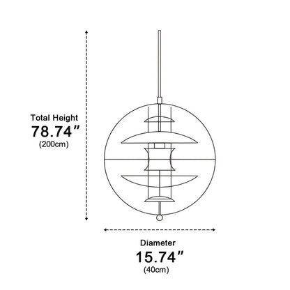 Lámpara colgante LED esférica de 16 pulgadas, acrílico transparente con interior dorado, lámpara colgante ajustable para isla de cocina, mesa de comedor, sala de estar y bar