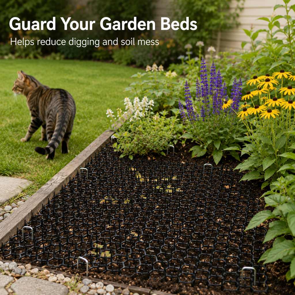 Ortekor Modular Cat Deterrent Mats for Sofas & Gardens - Helps Stop Scratching & Digging
