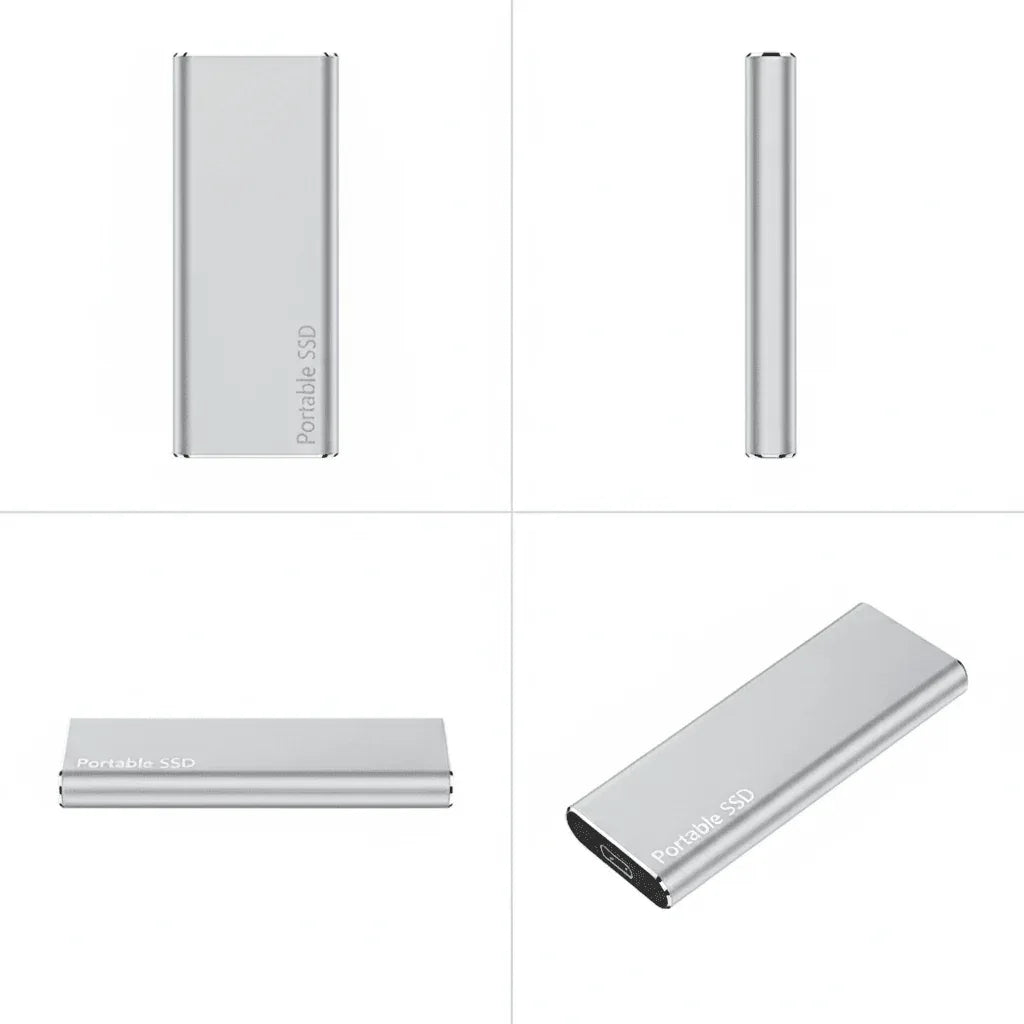 Portable External Hard Drive USB-C with 4TB Storage for PC Mac Laptop Backup Fast Data Transfer Plug & Play Compatible