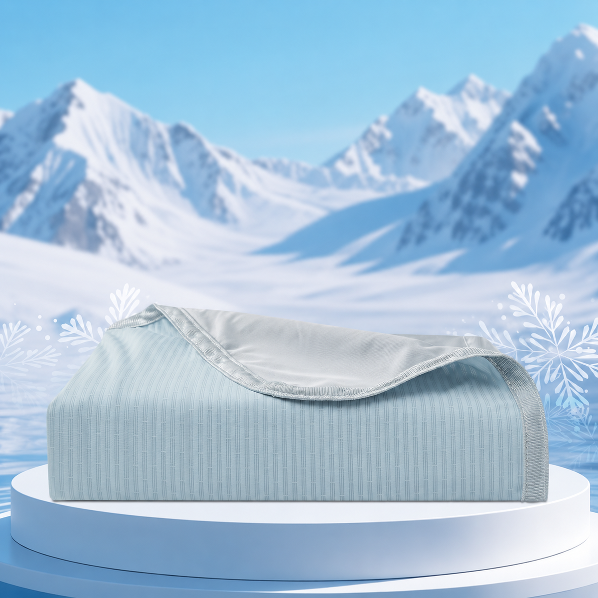 Chill Comfort | Manta refrescante transpirable con diseño de doble cara | Manta ligera para personas calurosas y sudores nocturnos
