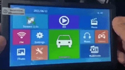Navigator Pro | GPS para vehículo de 7 pulgadas con actualizaciones de tráfico en tiempo real | Navegación por voz multilingüe para viajes sin interrupciones