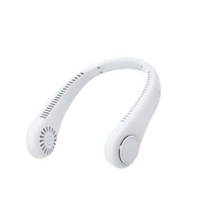 Hands-Free Wearable Personal Cooling Fan for Summer Outdoors, Travel, Gym & Commute — Rechargeable Bladeless Neck Fan