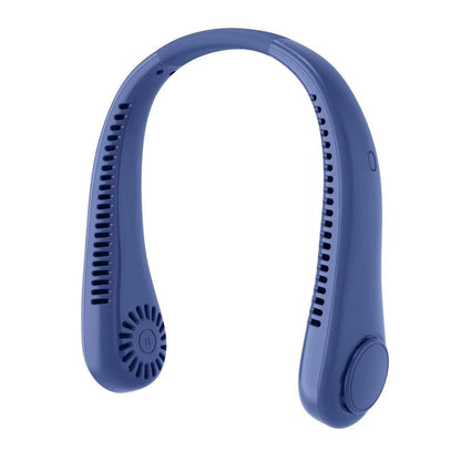 Hands-Free Wearable Personal Cooling Fan for Summer Outdoors, Travel, Gym & Commute — Rechargeable Bladeless Neck Fan