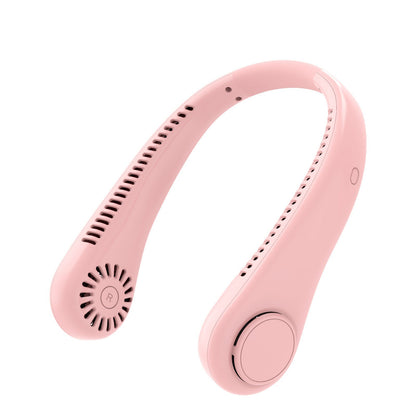 Hands-Free Wearable Personal Cooling Fan for Summer Outdoors, Travel, Gym & Commute — Rechargeable Bladeless Neck Fan
