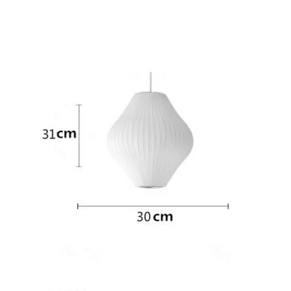 Handwoven Silk Sphere Suspension Fixture White for Dining Areas Living Rooms Bedrooms Ambient Overhead Lighting Touch Control Iron Frame Wov