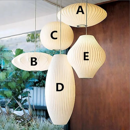 Handwoven Silk Sphere Suspension Fixture White for Dining Areas Living Rooms Bedrooms Ambient Overhead Lighting Touch Control Iron Frame Wov