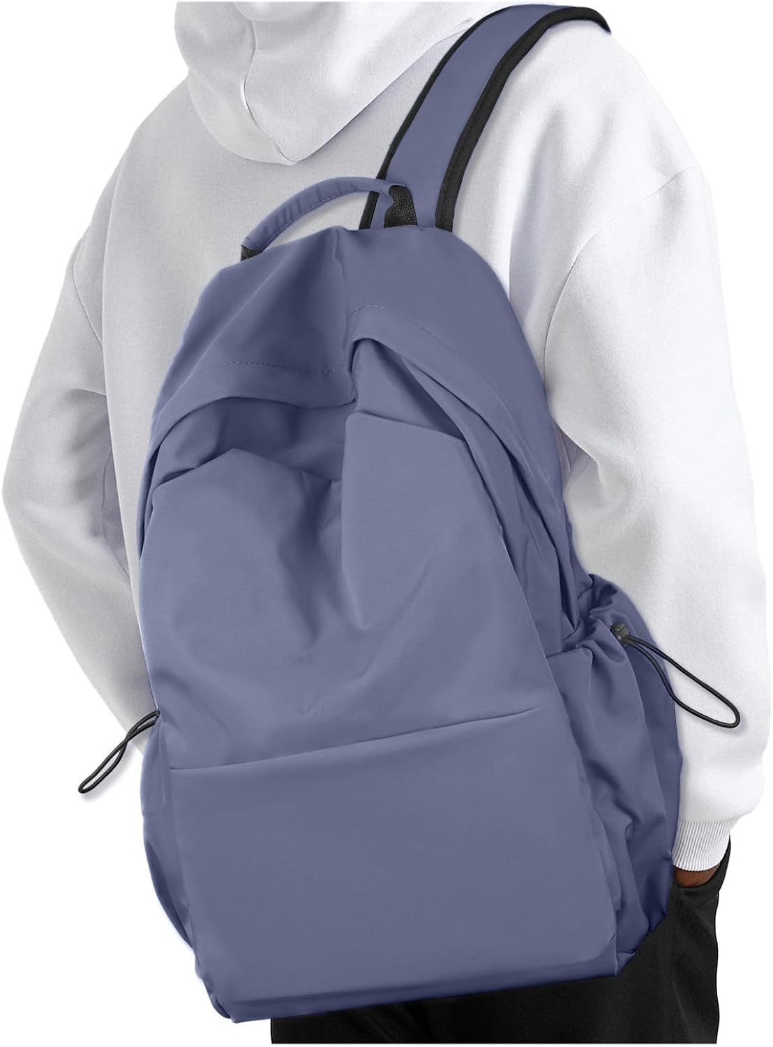 Water-Resistant Laptop Backpack with Multiple Compartments for 15.6-Inch Computers – Padded Straps, Hidden Pocket & Side Storage for Work