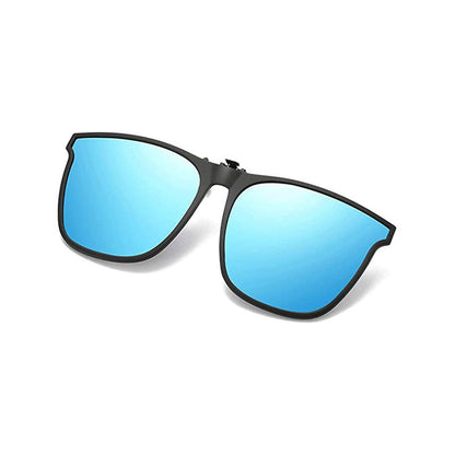 Clip-On Flip-Up Polarized Sunglasses for Prescription Glasses | UV400 Protection Lightweight Driving Eyewear Accessory Outdoor Sports Fishin