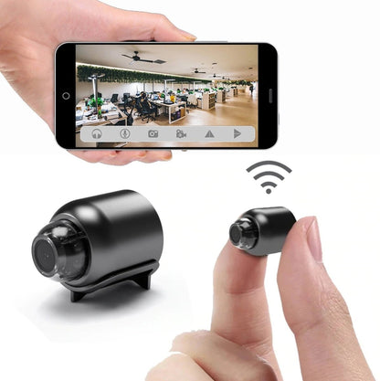 Compact WiFi Security Camera with Infrared Vision for Indoor Monitoring Day & Night