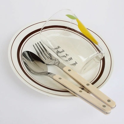 Flatware Set for 6 – 24-Piece Stainless Steel with Engraved Detail, Dishwasher Safe Silverware Service for Daily Use, Formal Dinners &