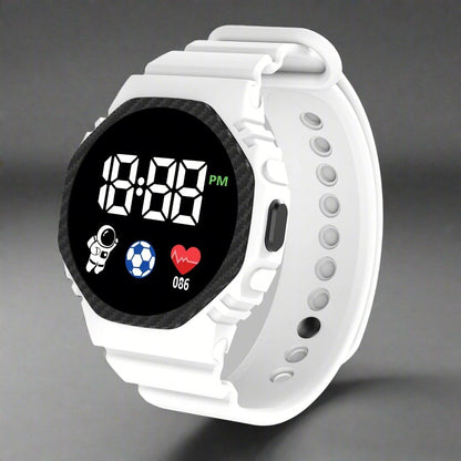 Kids Digital Sports Watch with LED Display – Waterproof Time-Teaching Wristwatch for Boys & Girls Ages 4+