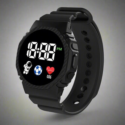 Kids Digital Sports Watch with LED Display – Waterproof Time-Teaching Wristwatch for Boys & Girls Ages 4+