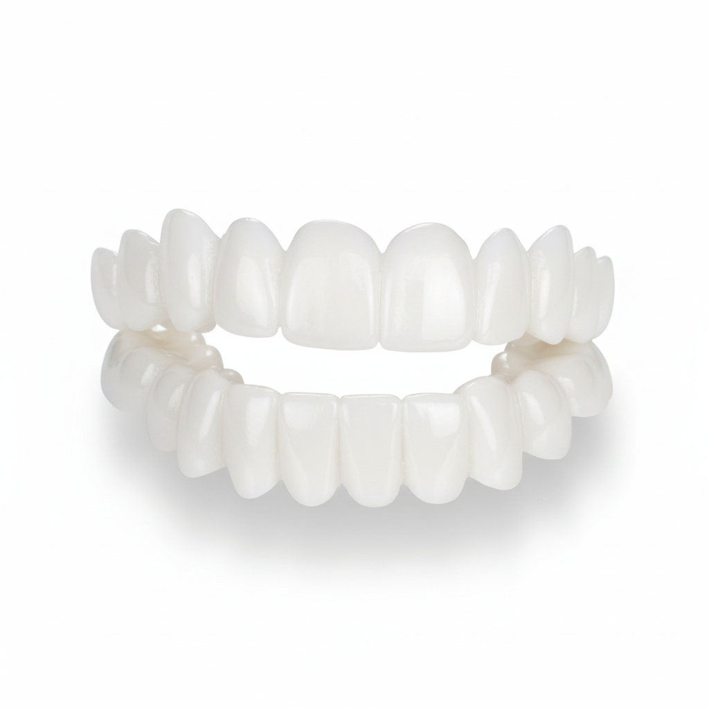 Snap-On Dental Veneers for Confident Smiles – Moldable Temporary Tooth Covers for Upper & Lower Teeth – Heat-Fit Design Hides Gaps &