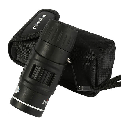 Compact Pocket Monocular 7x18 Magnification for Wildlife Observation Sports Events Concerts Hiking Camping Travel Portable Single-Eye