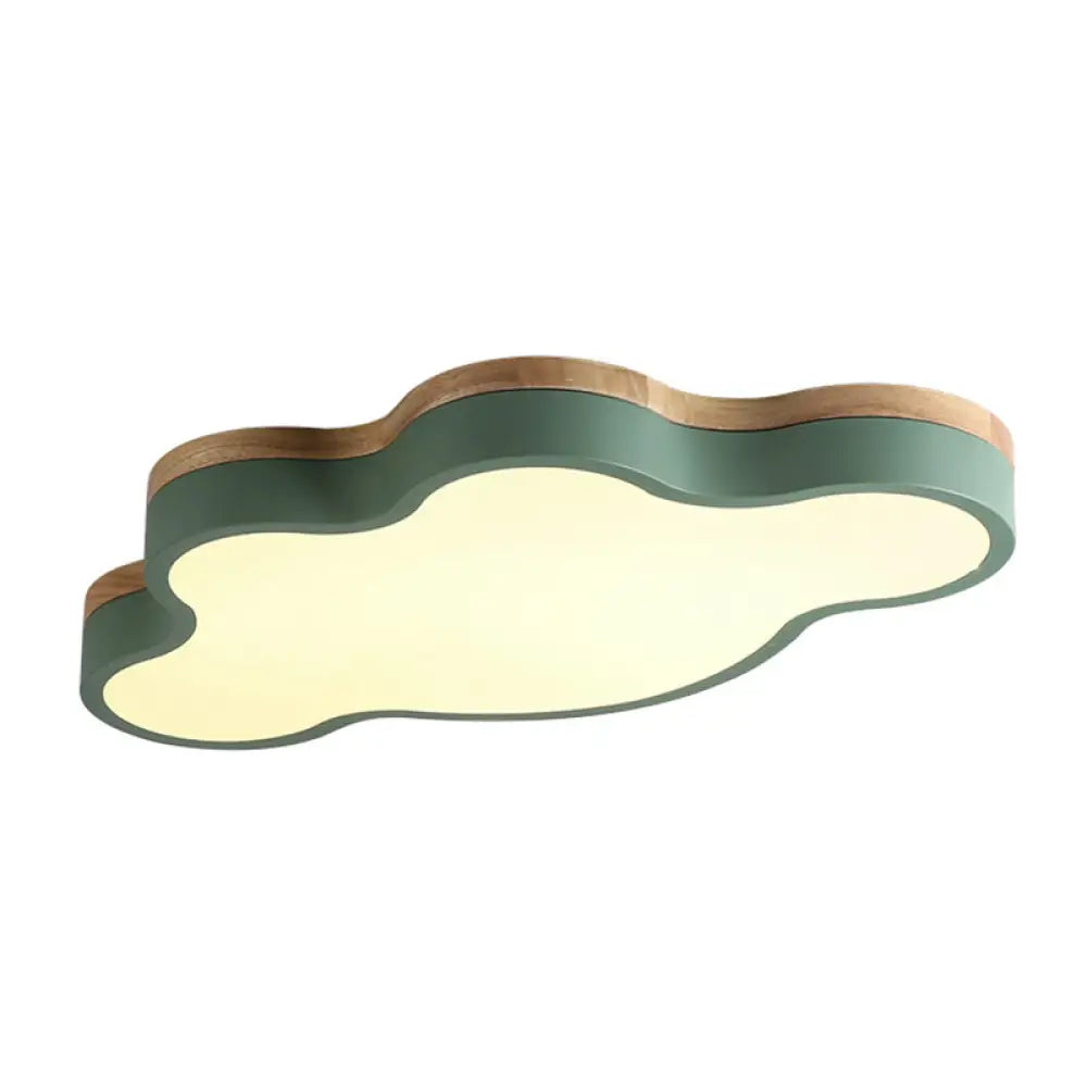 Cloud Flush Mount LED Ceiling Light for Kids Room 20-Inch Metal Fixture Nursery Playroom Bedroom Lighting Toddler Baby Décor