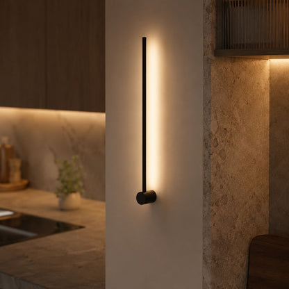 Modern Aluminum LED Wall Light Fixture for Bedroom Living Room Hallway – Adjustable White Lighting Bar Sconce 24-31 inch Decorative