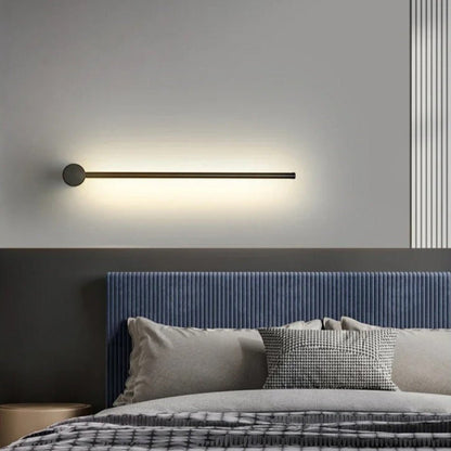 Modern Aluminum LED Wall Light Fixture for Bedroom Living Room Hallway – Adjustable White Lighting Bar Sconce 24-31 inch Decorative