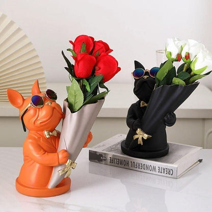 Frenchie Bulldog Woof Vase