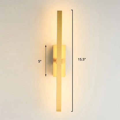 Adjustable LED Wall Sconce Light for Bedroom & Hallway - Swivel Arm Design, Acrylic Diffuser, Aluminum Finish - Modern Vertical Fixture