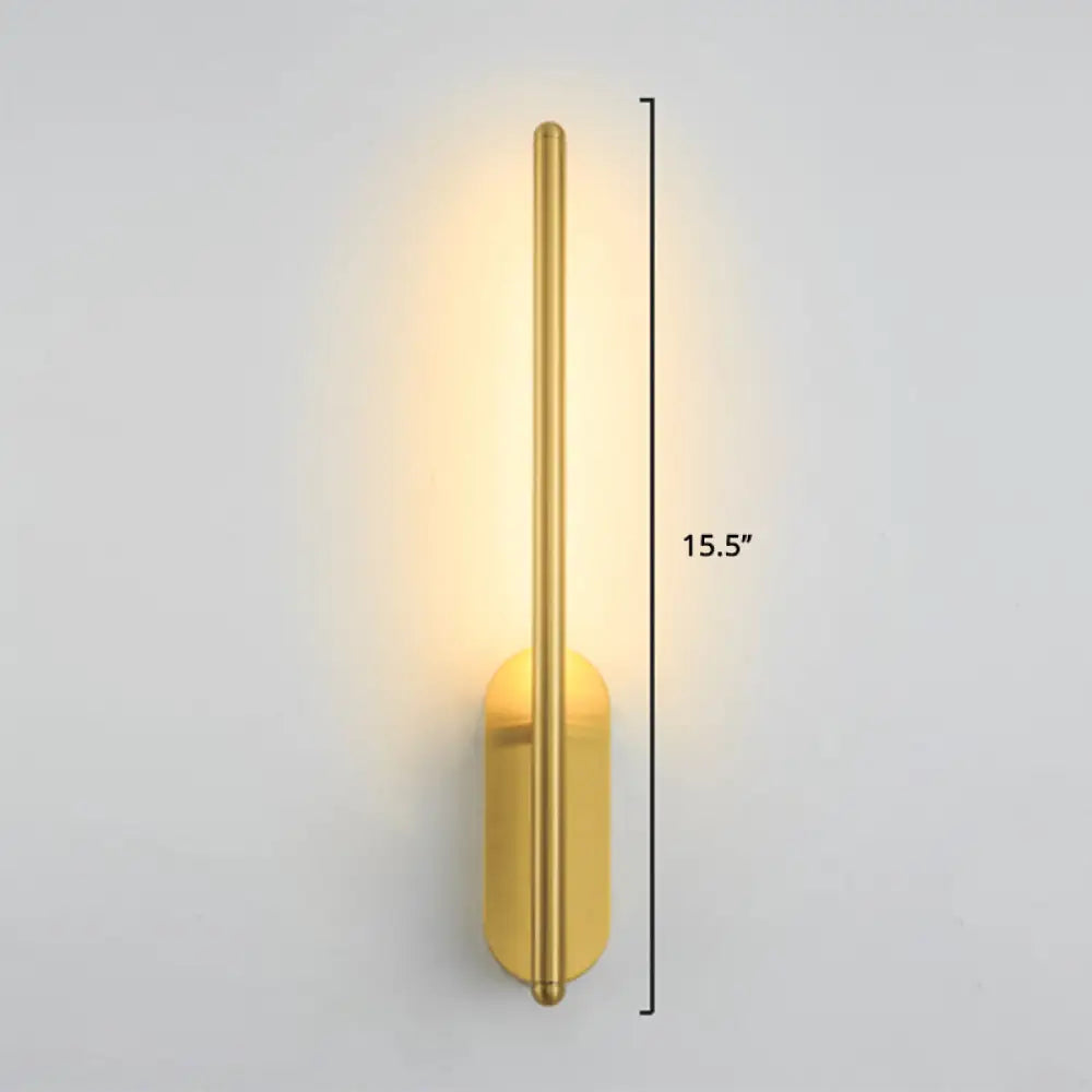 Adjustable LED Wall Sconce Light for Bedroom & Hallway - Swivel Arm Design, Acrylic Diffuser, Aluminum Finish - Modern Vertical Fixture