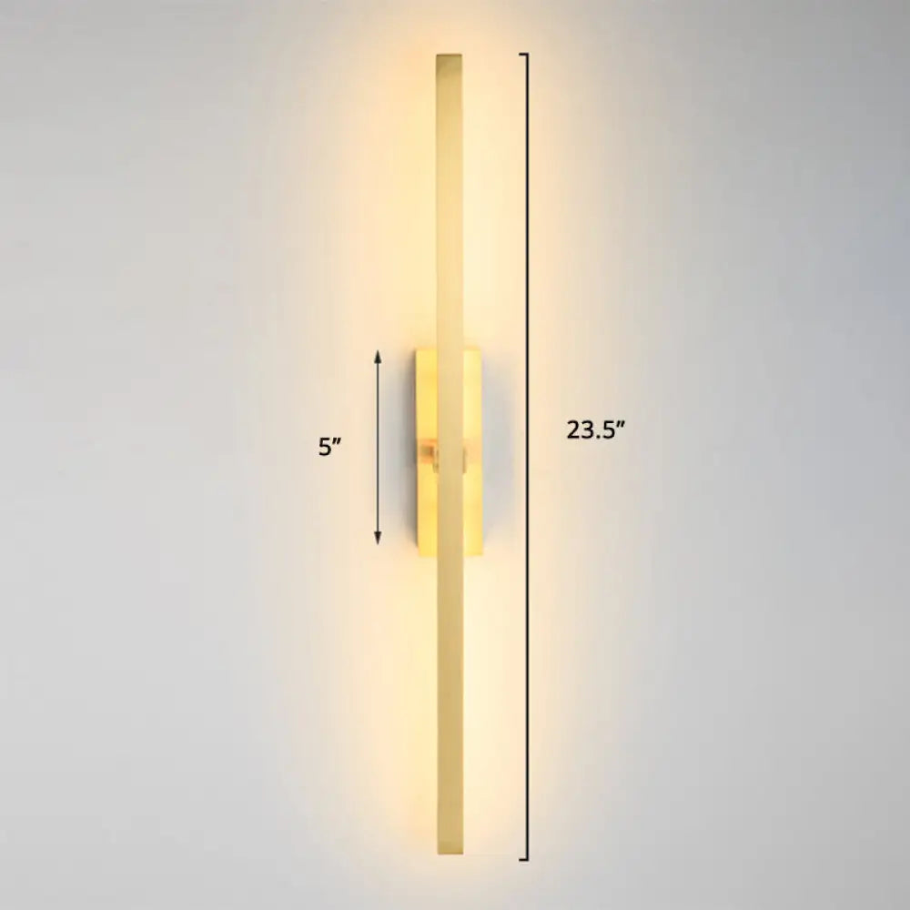 Adjustable LED Wall Sconce Light for Bedroom & Hallway - Swivel Arm Design, Acrylic Diffuser, Aluminum Finish - Modern Vertical Fixture