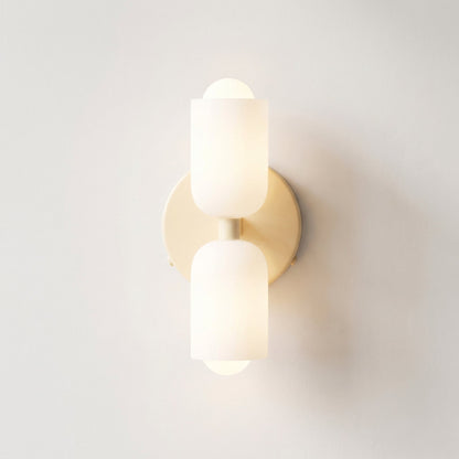 Dual-Direction Wall Sconce with Matte Finish for Modern Interiors – E27 LED Compatible, Up & Down Light